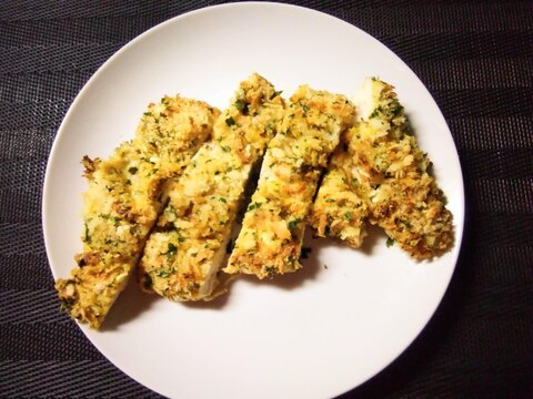 鶏むね肉の香草パン粉焼き